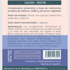 Calmia Noche Forte, en cápsulas - Webotanix