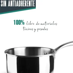 Cazo de acero inoxidable trichef, 14 cm - Lacor