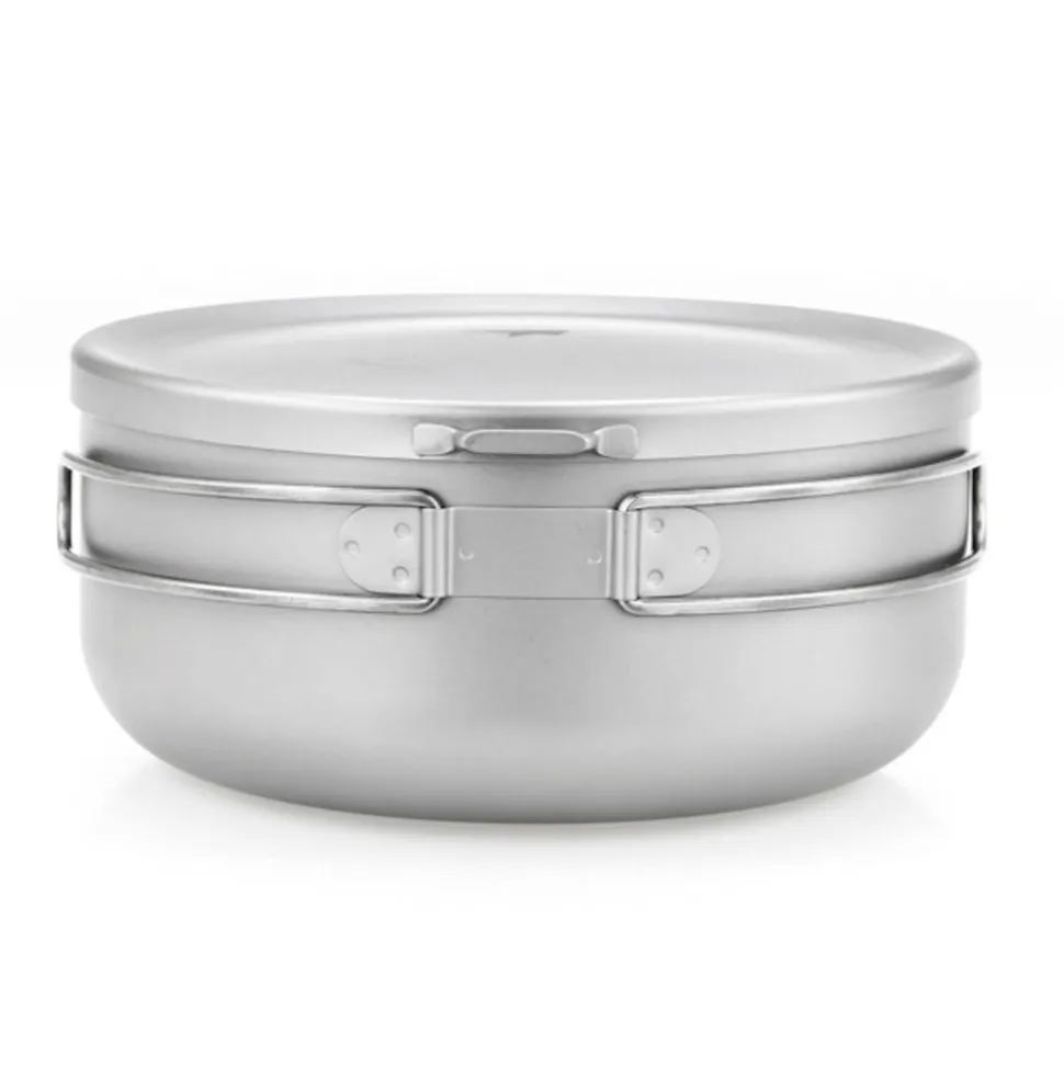 Cazo de titanio con tapa, 1200 ml - Keith
