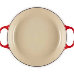 Cazuela cocotte de hierro fundido, 30 cm, color cereza - Le Creuset
