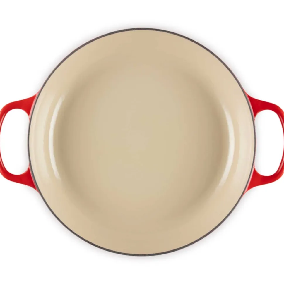 Cazuela cocotte de hierro fundido, 30 cm, color cereza - Le Creuset