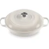 Cazuela cocotte de hierro fundido, 30 cm, color merengue - Le Creuset