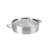 Cazuela de acero inoxidable con tapa de acero, foodie, 28 cm - Lacor