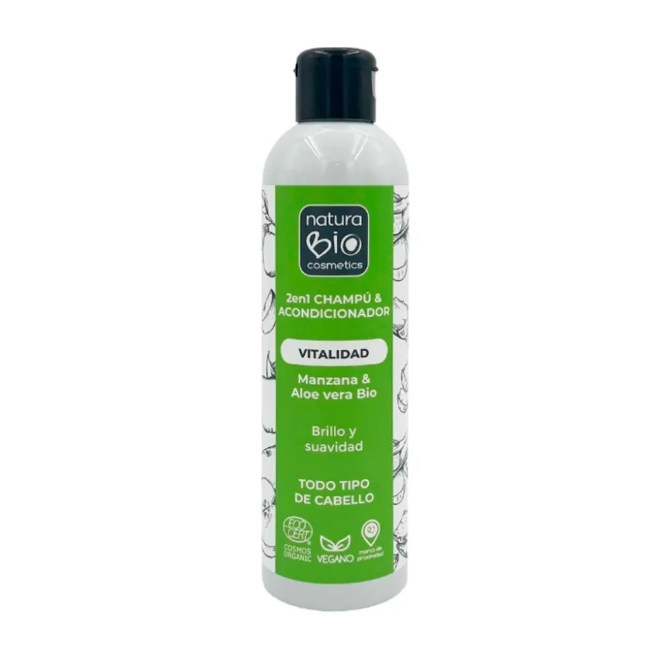 Champú ecológico acondicionador, todo tipo de cabellos - NaturaBio Cosmetics