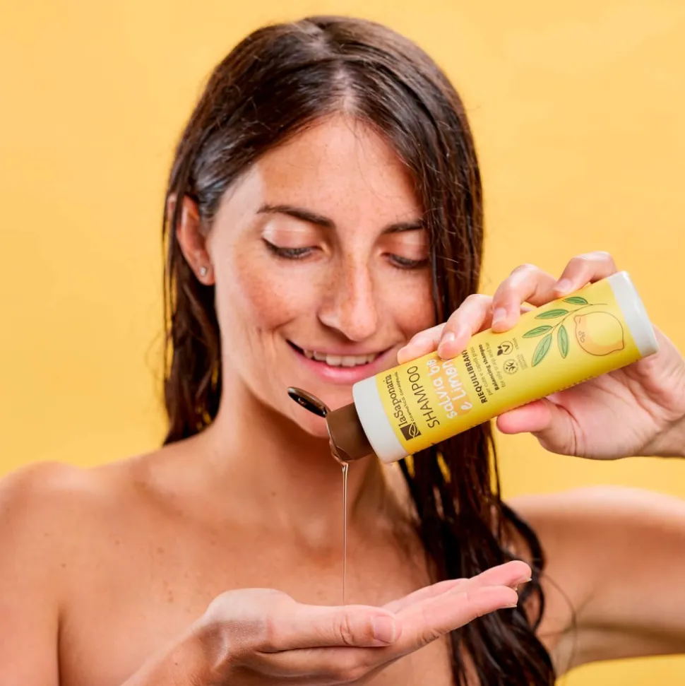 Champú ecológico, equilibrante, cabellos grasos - La Saponaria