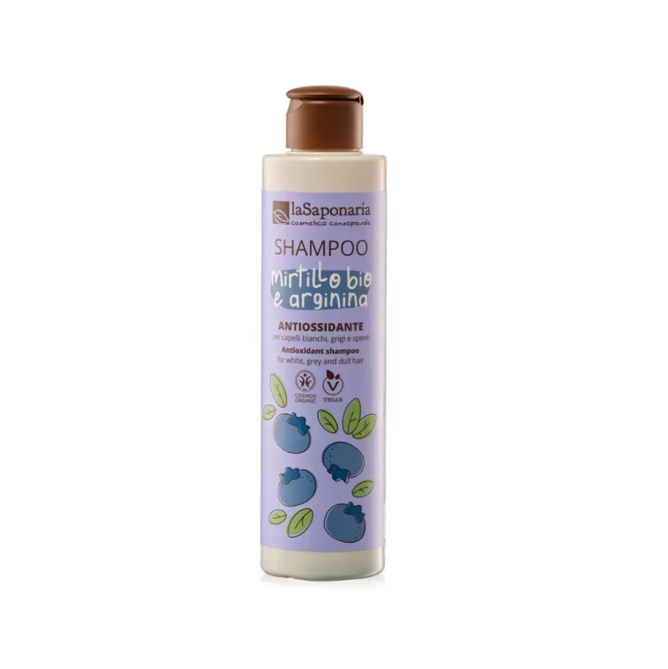 Champú ecológico, matizador, cabellos grises - La Saponaria