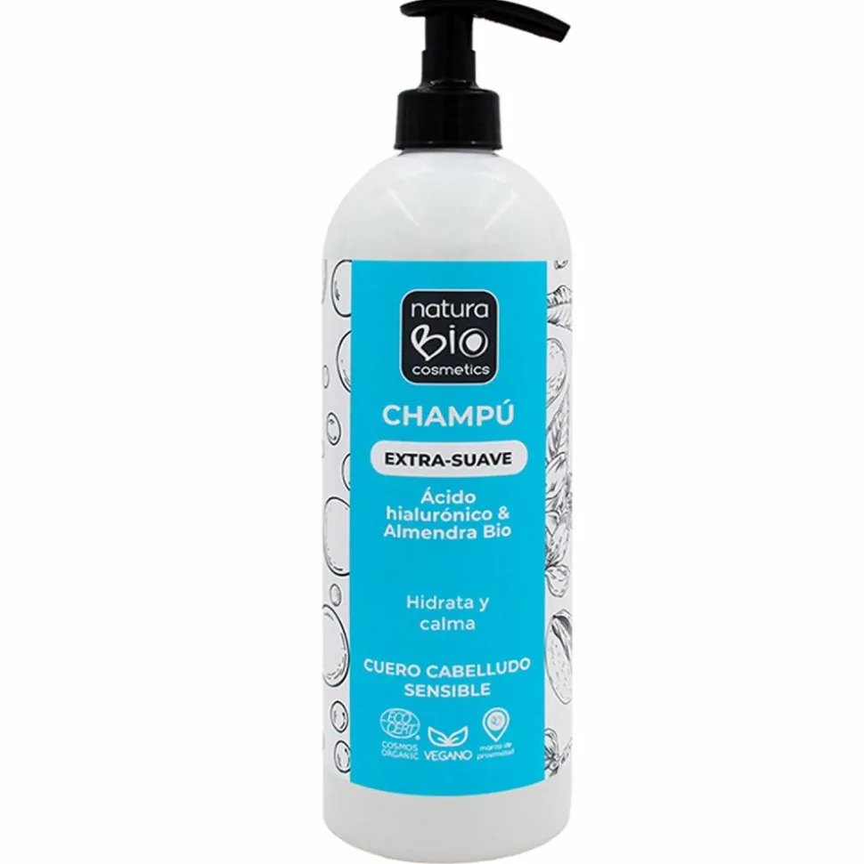 Champú ecológico para cuero cabelludo sensible, todo tipo de cabellos - NaturaBio Cosmetics
