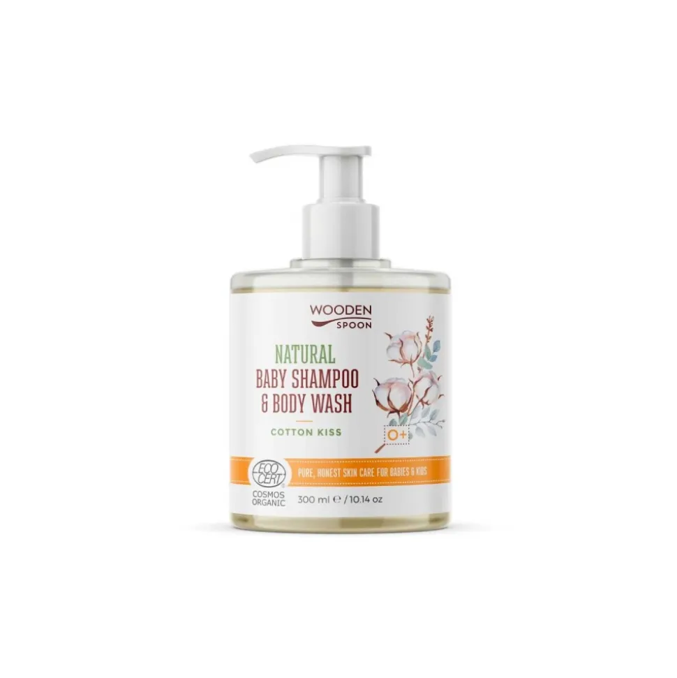 Champú ecológico y gel de baño para bebé - Wooden Spoon