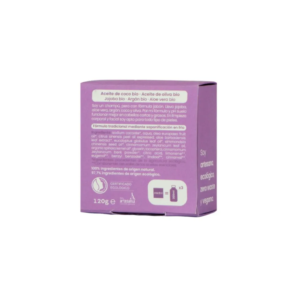 Champú sólido ecológico cabello graso - Essabó