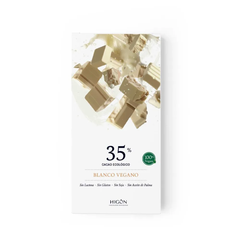 Chocolate blanco ecológico 35% - Higón