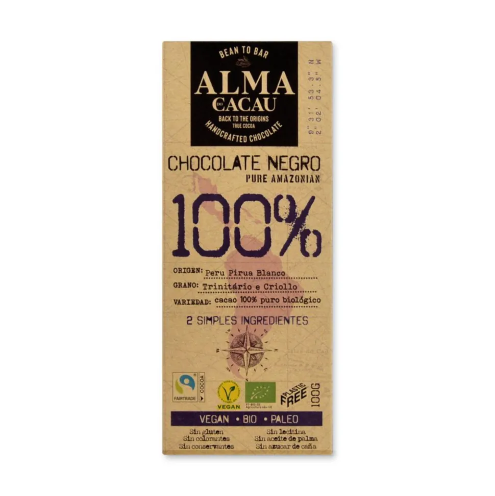 Chocolate ecológico 100% - Alma do Cacau