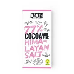 Chocolate ecológico 77% cacao con sal de Himalaya - Nogih