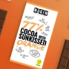 Chocolate ecológico 77% cacao con naranja - Nogih