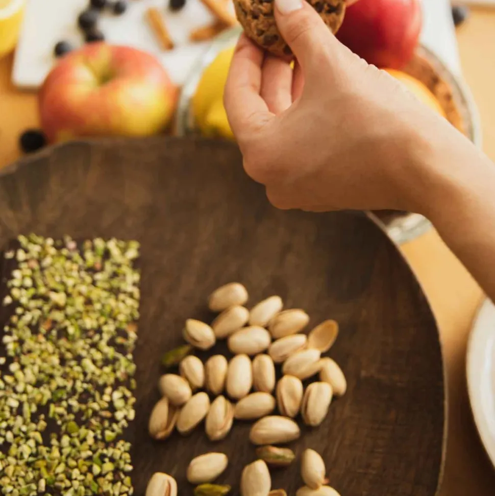 Chocolate ecológico con pistachos 77% - Higón