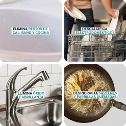 Ácido cítrico monohidrato para limpieza, 500 g - Biobel