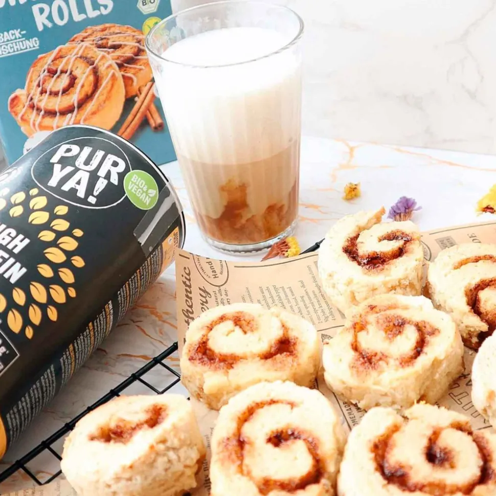 Cinnamon rolls, rollos de canela, ecológicos, sin gluten - Biovegan