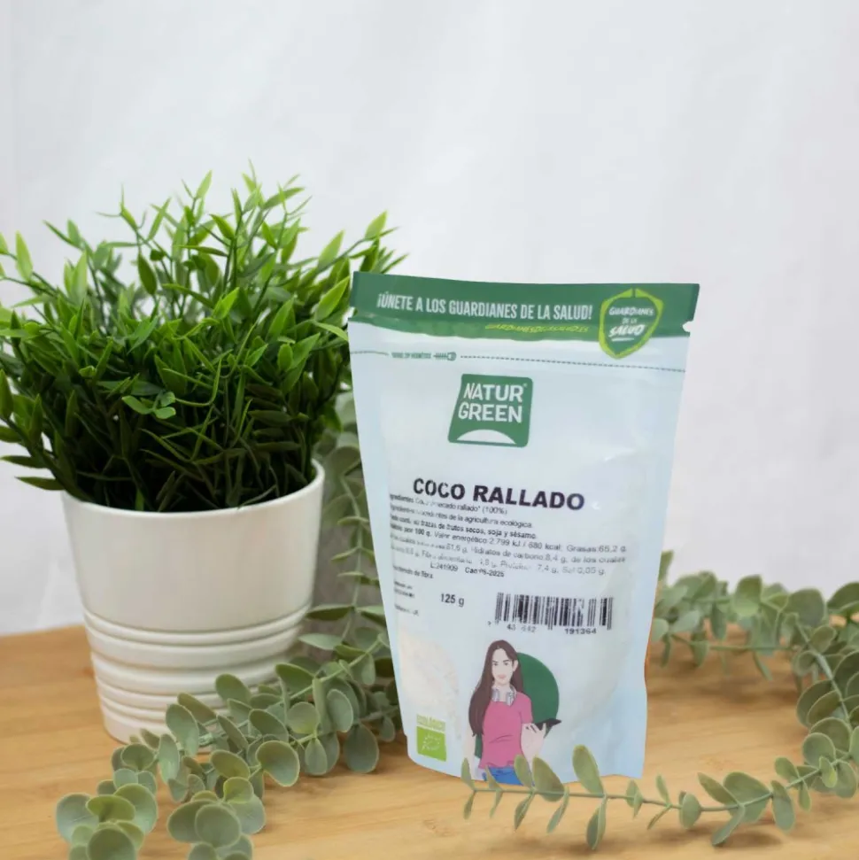 Coco rallado deshidratado, ecológico - Naturgreen