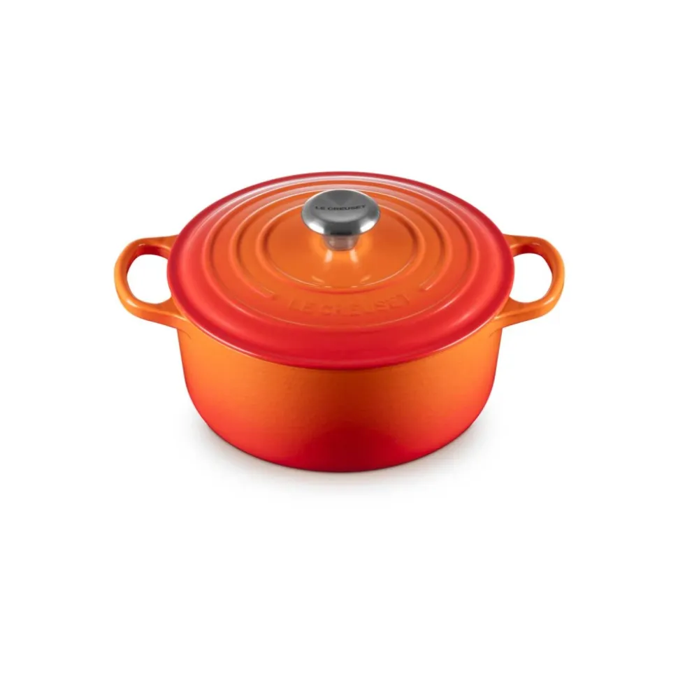 Cocotte de hierro fundido, 24 cm, color volcánico - Le Creuset