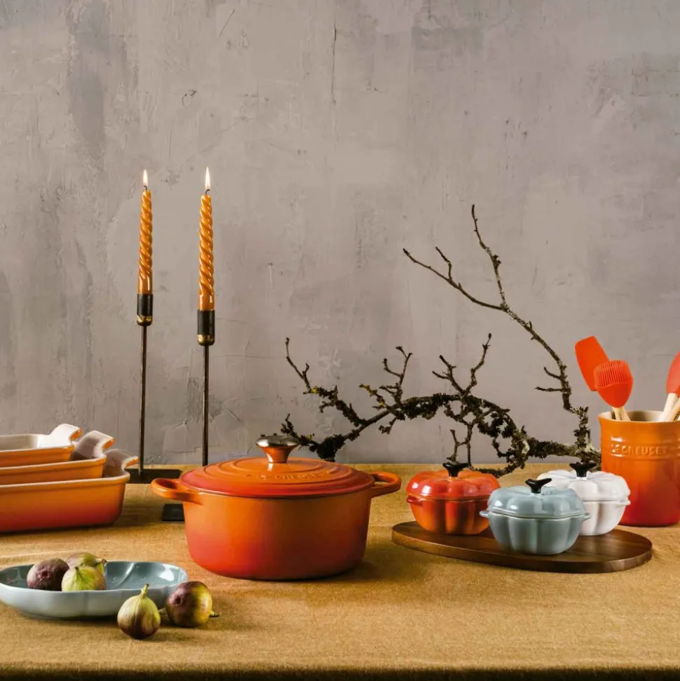 Cocotte de hierro fundido, 24 cm, color volcánico - Le Creuset