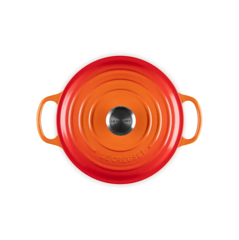 Cocotte de hierro fundido, 24 cm, color volcánico - Le Creuset