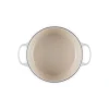 Cocotte de hierro fundido, 24 cm, color merengue - Le Creuset