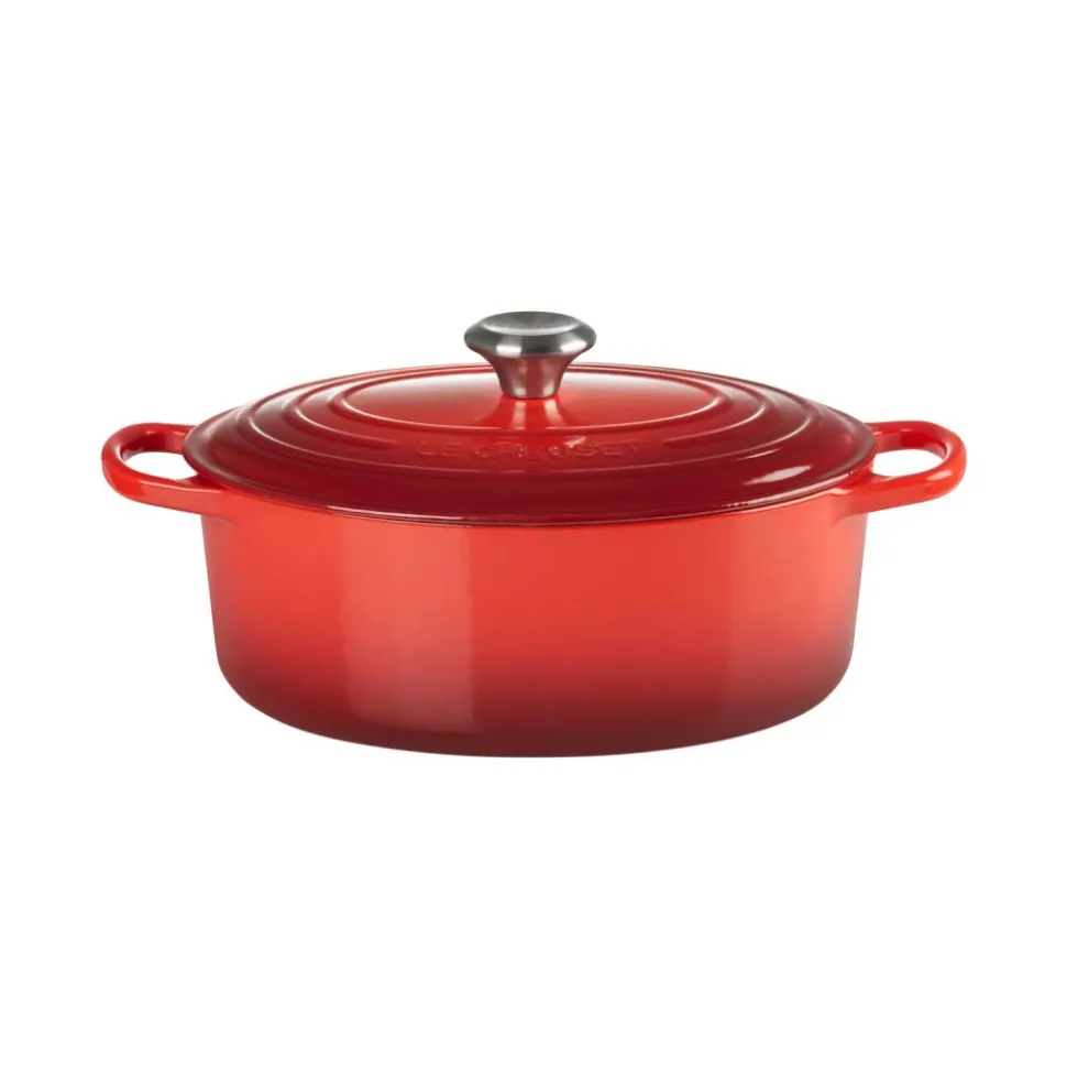 Cocotte de hierro fundido, 27 cm, color cereza - Le Creuset