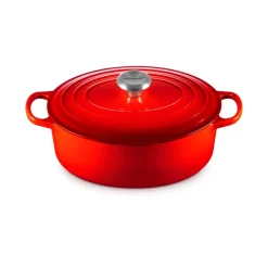 Cocotte de hierro fundido, 27 cm, color cereza - Le Creuset