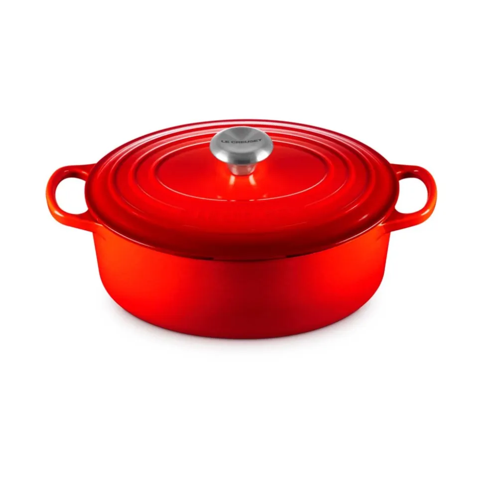 Cocotte de hierro fundido, 27 cm, color cereza - Le Creuset