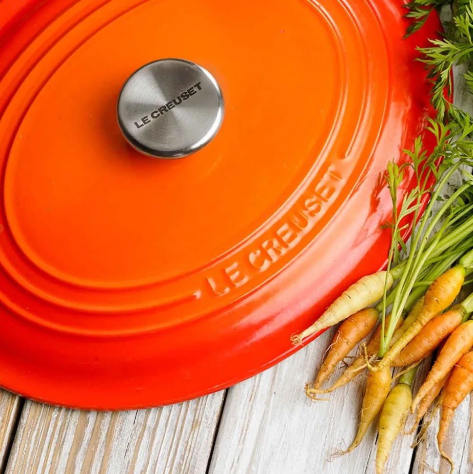 Cocotte de hierro fundido, 27 cm, color volcánico - Le Creuset