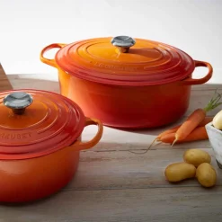 Cocotte de hierro fundido, 27 cm, color volcánico - Le Creuset