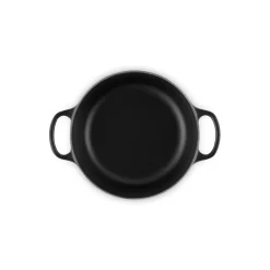 Cocotte de hierro fundido, 20 cm, color negro - Le Creuset