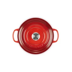 Cocotte de hierro fundido, 20 cm, color cereza - Le Creuset