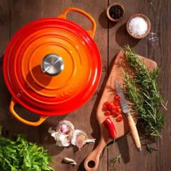 Cocotte de hierro fundido, 20 cm, color volcánico - Le Creuset