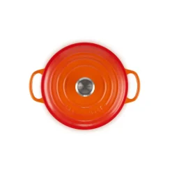 Cocotte de hierro fundido, 20 cm, color volcánico - Le Creuset