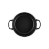 Cocotte de hierro fundido, 24 cm, color negro - Le Creuset