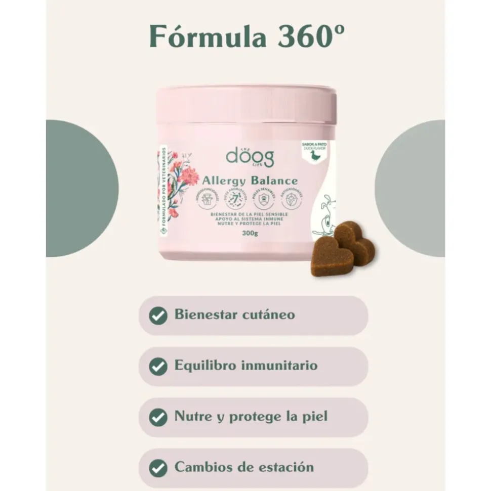 Complemento alergias e inmunidad para perros y gatos, 120 masticables - The Doog Life