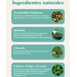 Complemento pelo y piel para perros y gatos en polvo, 120 g - The Doog Life