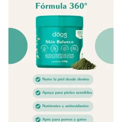 Complemento pelo y piel para perros y gatos en polvo, 120 g - The Doog Life