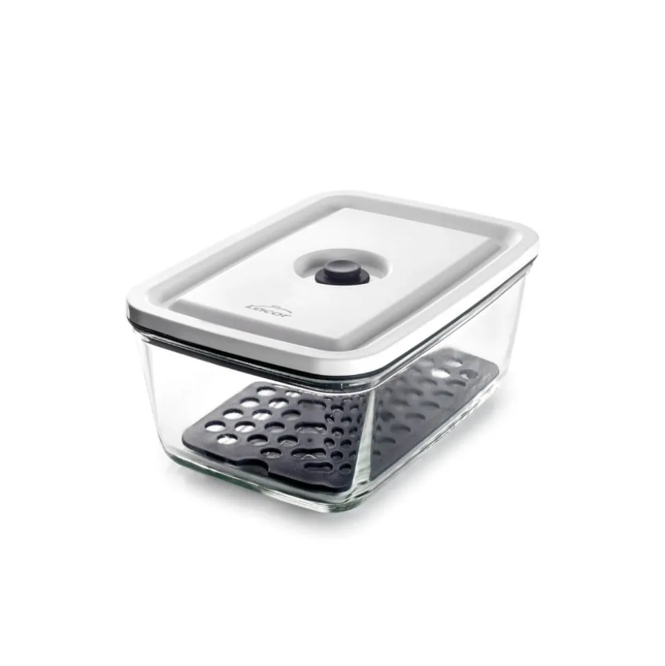 Contenedor de vidrio borosilicato para vacío Smart, 1000 ml - Lacor