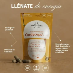 Cordyceps Vital en polvo ecológico 100 g - Hifas da Terra