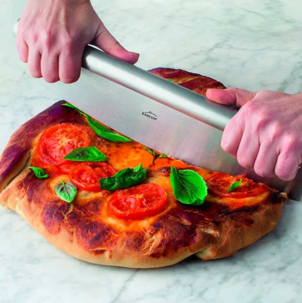 Corta pizza de acero inoxidable profesional - Lacor