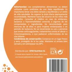 Cúrcuma cursol + probióticos + pimienta, 60 cápsulas - OFM