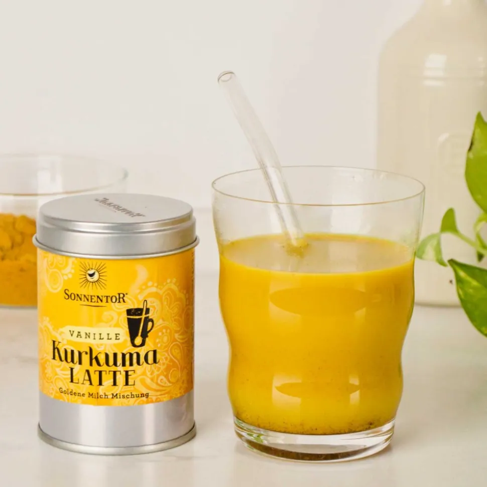 Cúrcuma latte jengibre, lata - Sonnentor