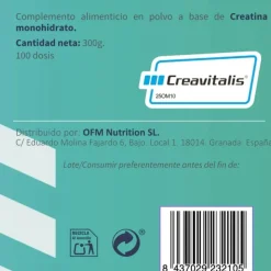 Creatina monohidrato Creavitalis®, 300 g - OFM