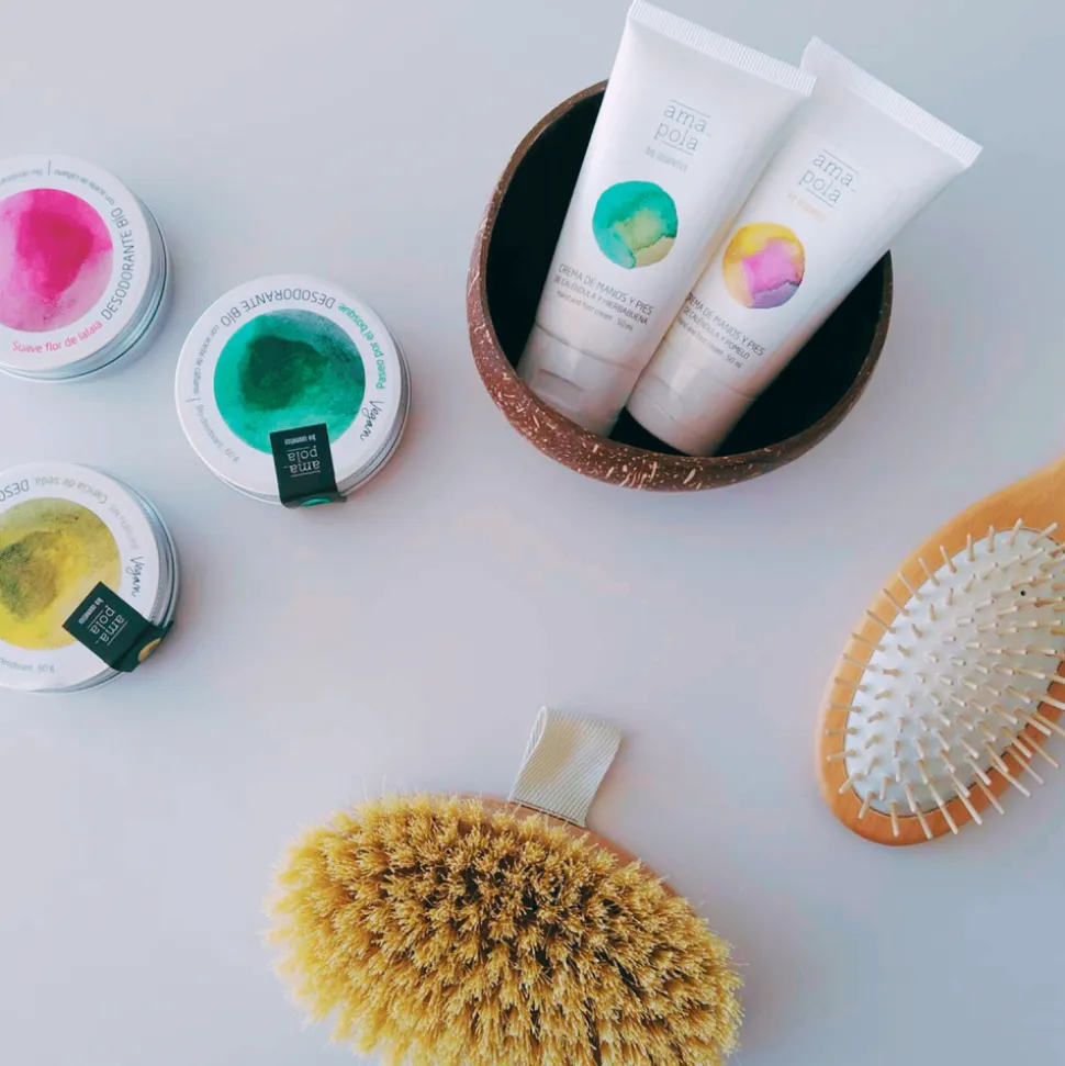 Crema de manos y pies de caléndula e hierbabuena - Amapola Biocosmetics