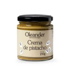 Crema de pistachos tostados ecológica, 210 g - Oleander