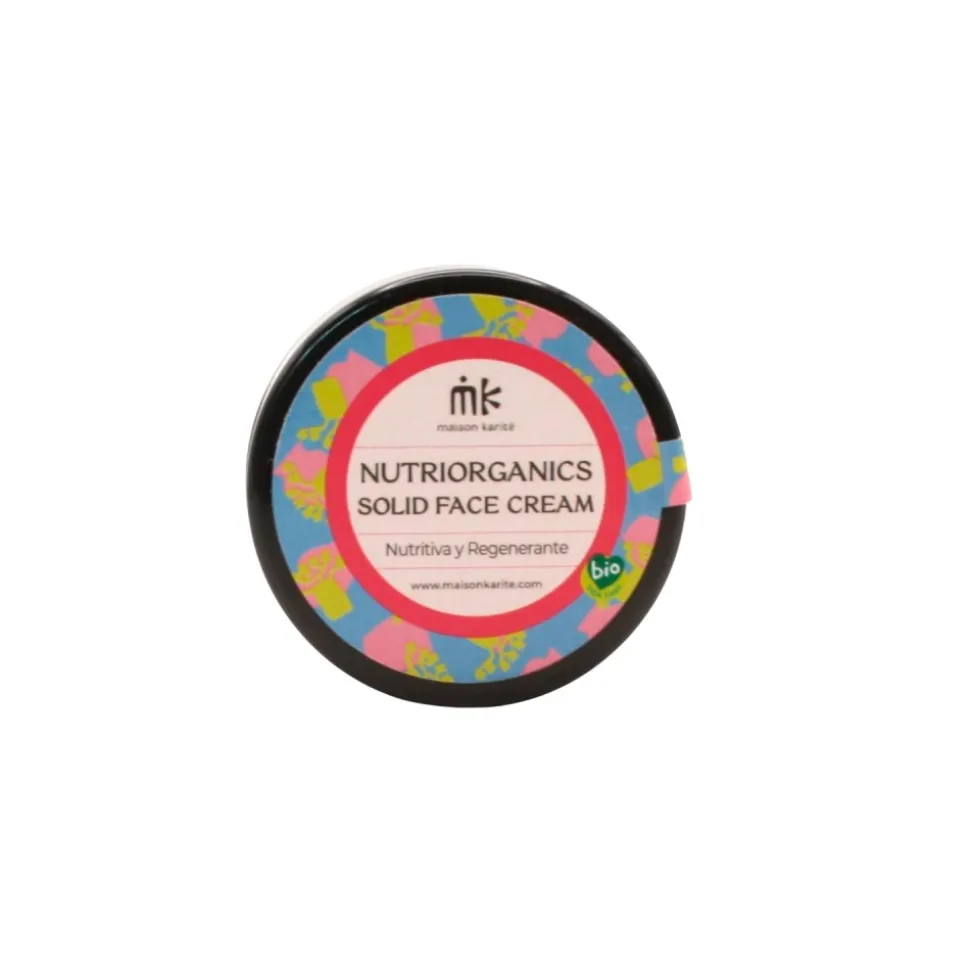 Crema facial sólida ecológica, nutritiva y regeneradora, piel seca - Maison Karité