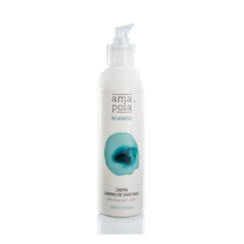 Crema para piernas cansadas, Camino de Santiago - Amapola Biocosmetics