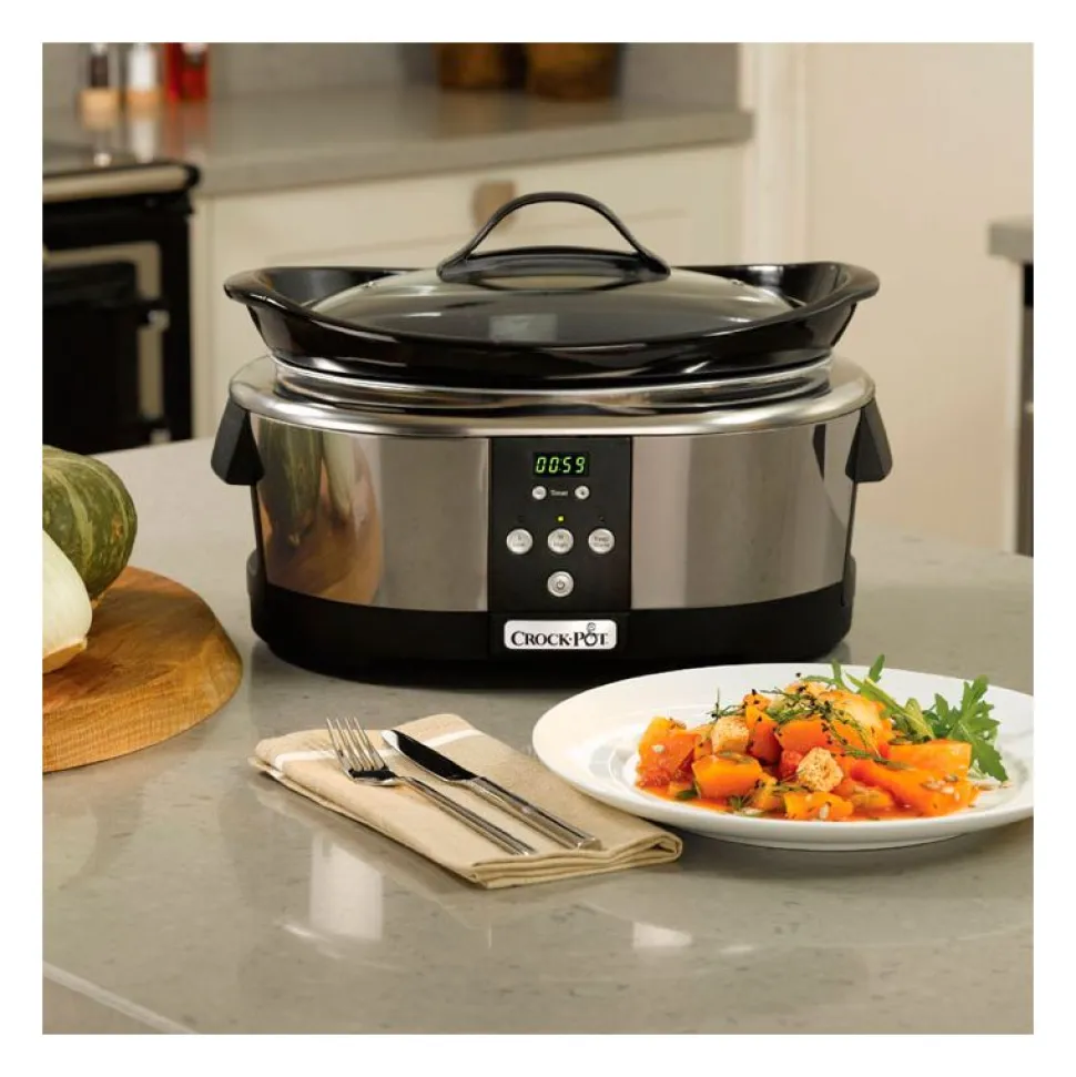 Crock Pot 5,7 litros, con temporizador