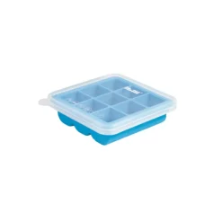 Cubitera de silicona con tapa, 9 cubitos - Ibili